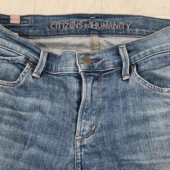 Citizen of Humanity EUC size 26 skinny ankle jean low rise - Picture 2 of 4